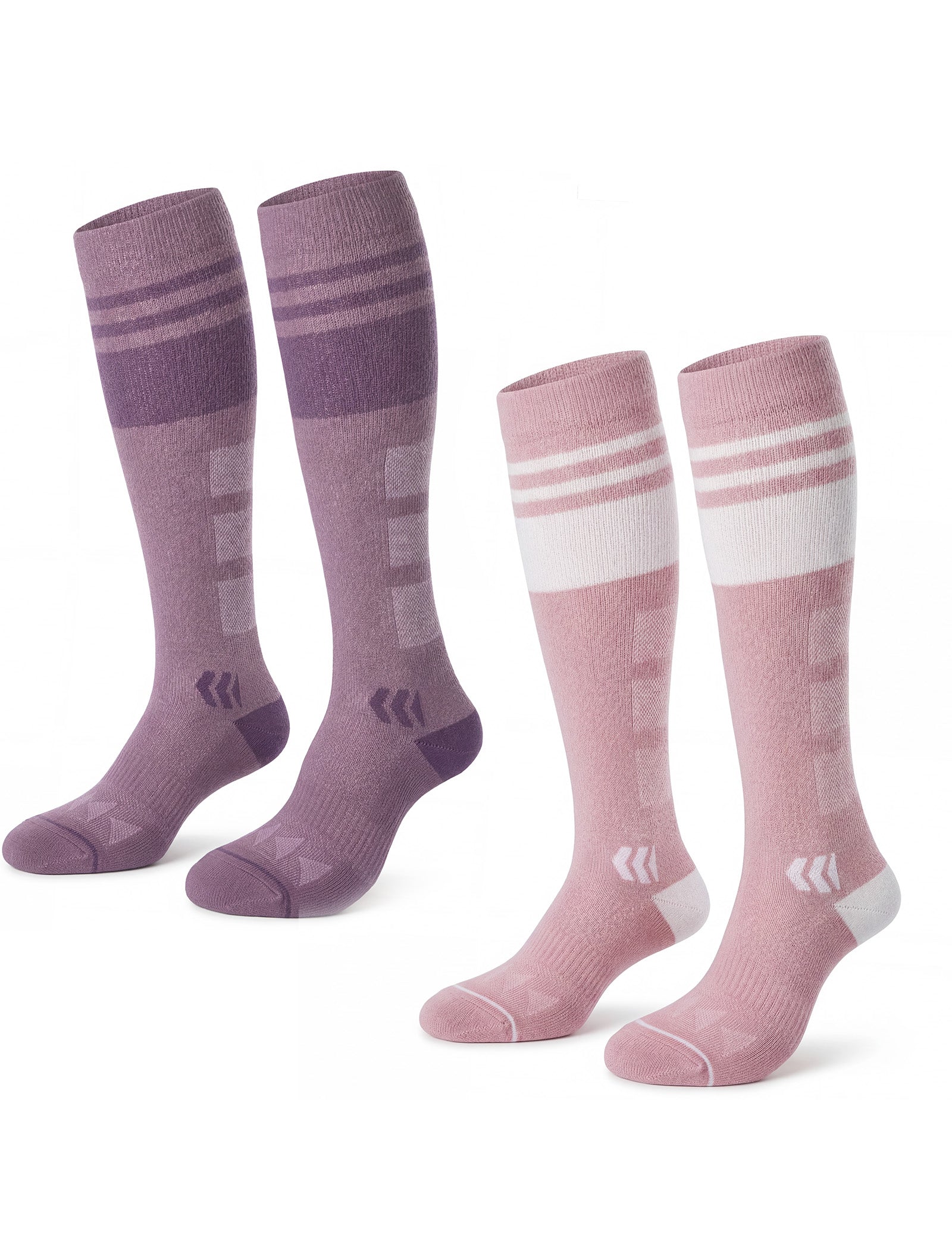 Momcozy Wide Calf Compression Socks 20-30mmHg for Sports 2 Pairs - Choice 935